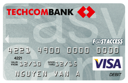 Hướng dẫn sử dụng thẻ visa debit của ngân hàng Techcombank